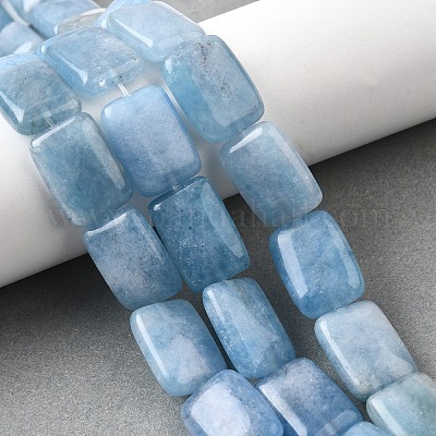 Нити бусин из натурального окрашенного кварца G-S386-A10-1