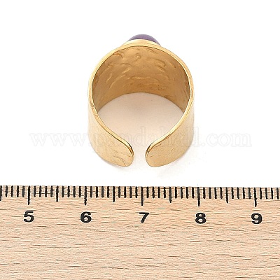 Кольца-манжеты из нержавеющей стали 304 с широким ободком RJEW-Z078-14G-1