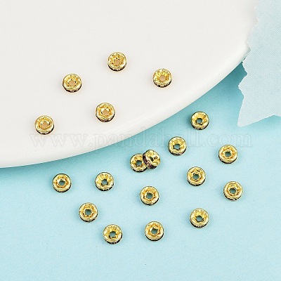 Латунь марки А горный хрусталь Spacer бисер&nbsp;RSB034NF-16G-1