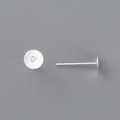 Фурнитура для сережек-гвоздиков из нержавеющей стали 304 STAS-H436-24S-5mm-1