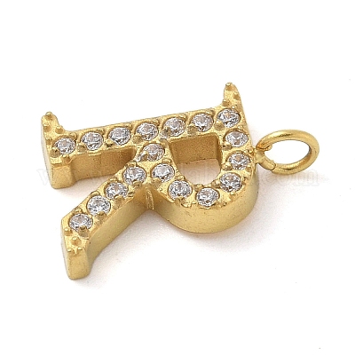 Ионное покрытие (ip) 304 нержавеющая сталь микропаве кубический цирконий подвески STAS-Z107-03G-17-1