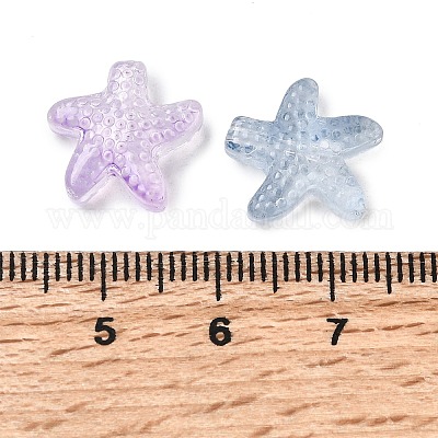 Прозрачные стеклянные бусины градиентного цвета EGLA-L047-03A-1