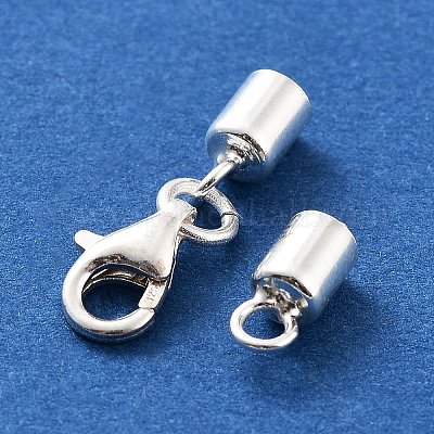 925 стерлингового серебра застежкой омар коготь STER-P055-03E-S-1