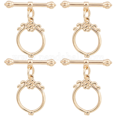 10шт латунные застежки KK-BBC0010-39-1