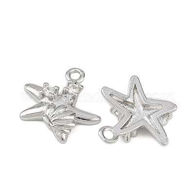 Латунные микро проложить кубического циркония подвески KK-K407-46E-P-1