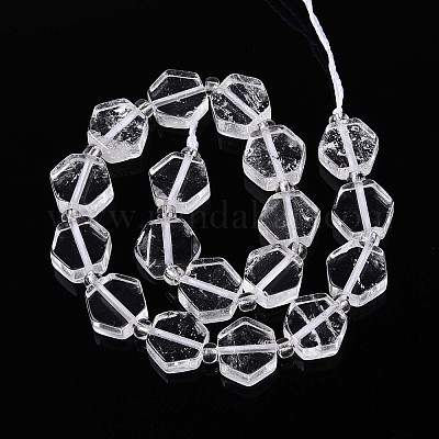 Природных кристаллов кварца бисер нитей G-P534-A23-02-1