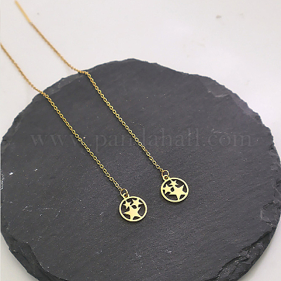 Минималистская резьба в форме звезды из нержавеющей стали TI0593-1