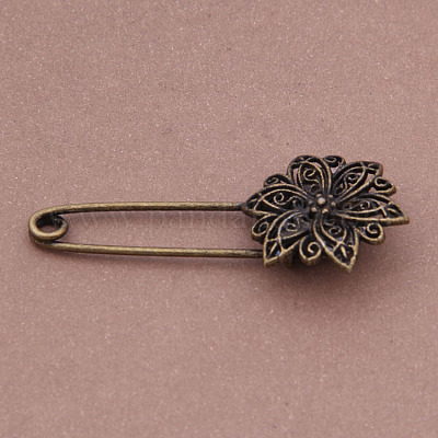 Броши сплава тибетский стиль JEWB-N0004-001F-1