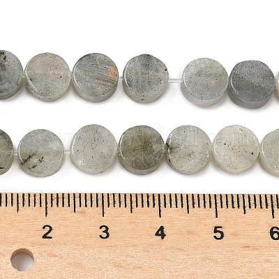 Природные лабрадорита бисер нитей G-M454-B07-1