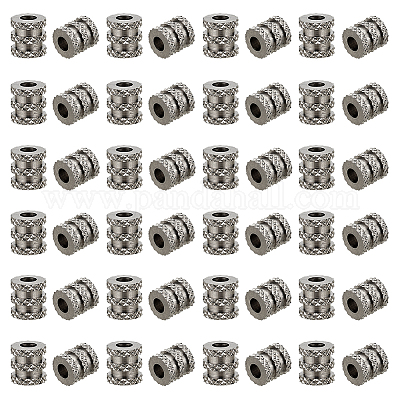 60 шт. бусины из нержавеющей стали марки 303 STAS-UN0055-40-1