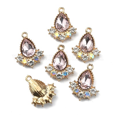 Стеклянные стразы подвески FIND-TAC0017-07LG-01-1