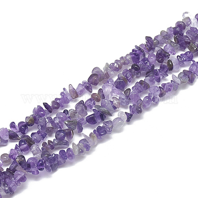 Природный аметист нитей бисера&nbsp;G-S315-15-1