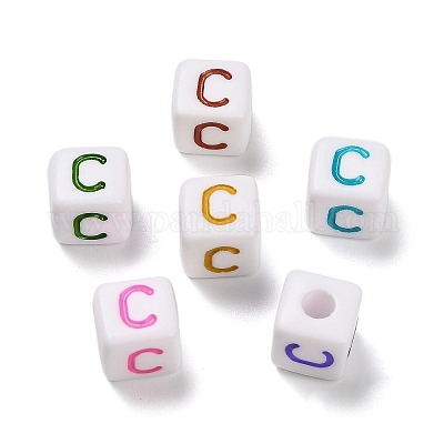 Непрозрачные акриловые бусины OACR-I022-01C-1