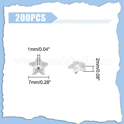 Крышки для бусин из нержавеющей стали 304 с гладкими поверхностями в виде цветка с одним лепестком STAS-UN0042-48-1