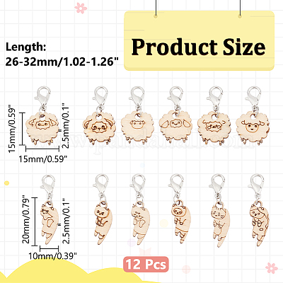 12 шт. HJEW-AB00655-1