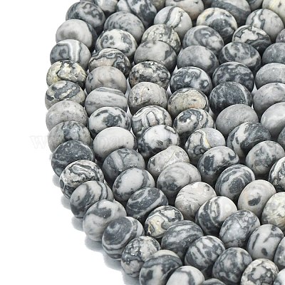 Натуральная карта каменные бусы пряди&nbsp;G-P575-A22-8x5mm-01-1