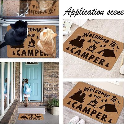 Коврик из льна AJEW-WH0142-005-1