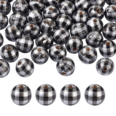 Натуральные деревянные бусы&nbsp;WOOD-TAC0010-05J-1