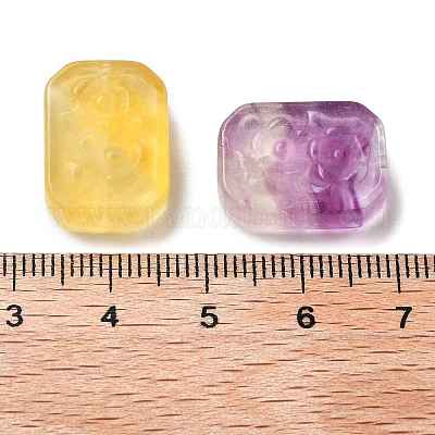 Природный бисером флюорита G-M088-01-1