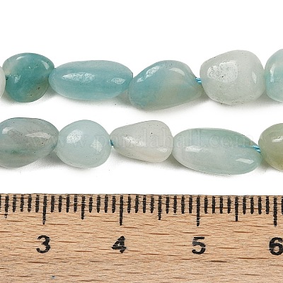 Природные амазонит бисер пряди самородки G-J335-31B-1