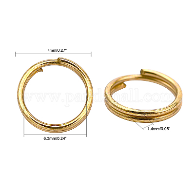 Железные разрезные кольца&nbsp;JRD7MM-01G-NF-1