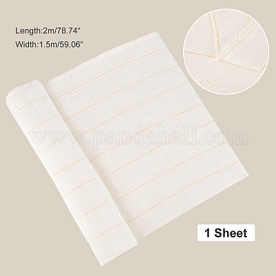 Вышитая ткань DIY-WH0304-074-1