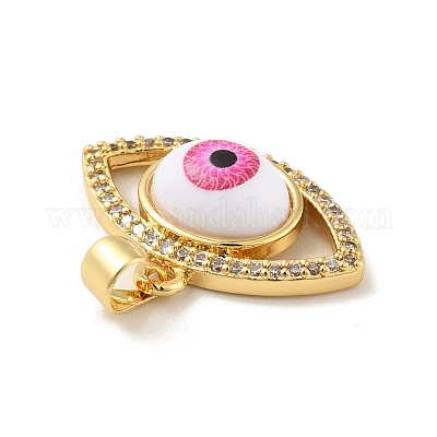 Латунные микро проложить кубического циркония подвески KK-B059-40G-D-1