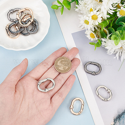 12шт 3 стиля сплава пружинные кольца ворот FIND-WR0008-94-1