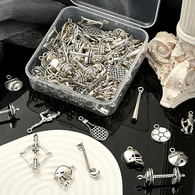 100шт 10 стиля подвески из сплава в тибетском стиле TIBEP-CJ0001-90-1