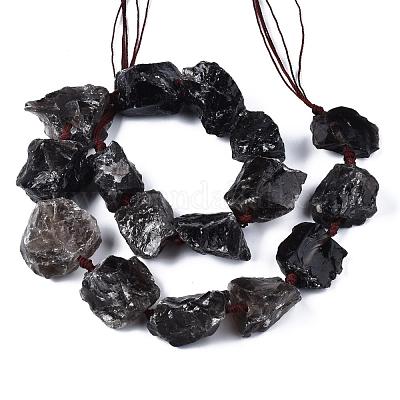 Природный дымчатый кварц нитей бисера&nbsp;G-R421-06-1