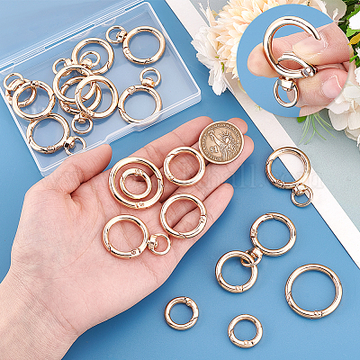 20 шт. 5 стиля застежки-защелки из цинкового сплава FIND-PH0025-09G-1