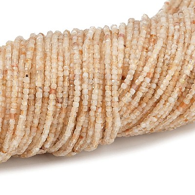 Природный цитрин бисер нитей G-RM241221-K23-1