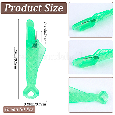 50 шт. нитевдеватели для швейной машины в форме рыбы DIY-CP0011-20C-1