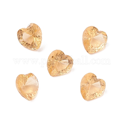 Прозрачные остроконечные стеклянные кабошоны GLAA-WH0015-37K-1