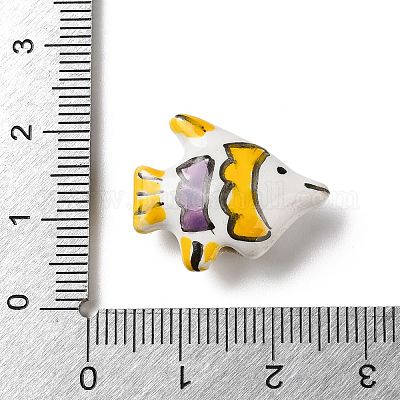 Фарфоровые бусины ручной работы PORC-Z006-01D-1