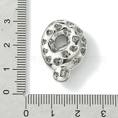 Стойки обшивки латунь кубического циркония подвески KK-S378-02P-Q-1