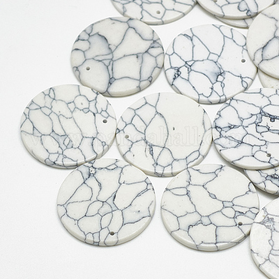 Синтетические бирюзовые подвески&nbsp;X-TURQ-S290-66B-1