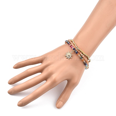 Стрейч браслеты BJEW-JB05375-02-1