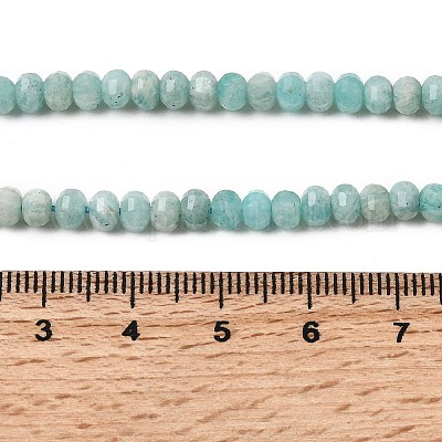 Природных амазонит бисер нитей G-RM250101-Q3-1