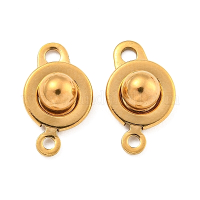 Ионное покрытие (ip) 201 застежки-кнопки из нержавеющей стали STAS-F139-082G-1