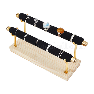 2-уровневые витрины с бархатными кольцами RDIS-WH0016-07B-02-1