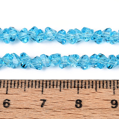 Прозрачные стеклянные бусины&nbsp;LS-GLAA-N018-4mm-03-1