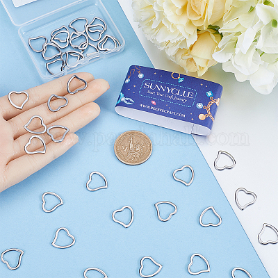 50 шт. соединительное кольцо из нержавеющей стали 304 STAS-SC0007-50-1