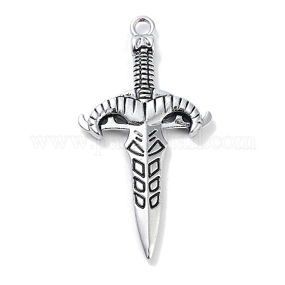 Gros pendentifs d'émail en alliage&nbsp;ENAM-S020-01-1