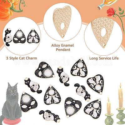 Подвески из сплава эмали 30шт 3 стиля ENAM-DC0001-18-1