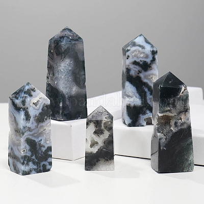 Башня из натурального мха и агата PW-WG86672-02-1