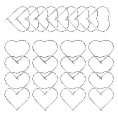 Фурнитура для сережек-колец из нержавеющей стали 304 STAS-UN0022-74-1