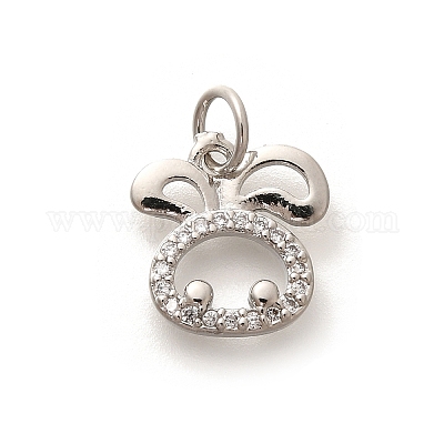 Стойки обшивки латунь микро проложить Циркон подвеску KK-H508-28P-02-1