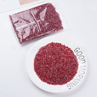 Прозрачные цвета блестящие стеклянные бусины из стекляруса SEED-N005-001-A06-1