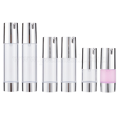 6 шт. 3-х стильный пластиковый пустой многоразовый флакон-насос безвоздушного типа MRMJ-BC0003-42-1